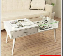Load image into Gallery viewer, Folding elevating table and table. Scale multi-functional storage tea table with stools