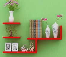 Load image into Gallery viewer, Modern Wall-Mount Book Shelf Wall bookshelf bookshelves Bookcase Storage supporter commodity shelf