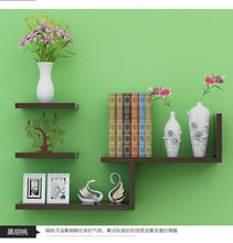 Load image into Gallery viewer, Modern Wall-Mount Book Shelf Wall bookshelf bookshelves Bookcase Storage supporter commodity shelf