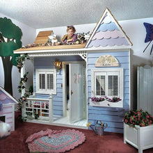 Load image into Gallery viewer, luxury European American style princess castle bed children's furniture wood house bed children's bunk beds
